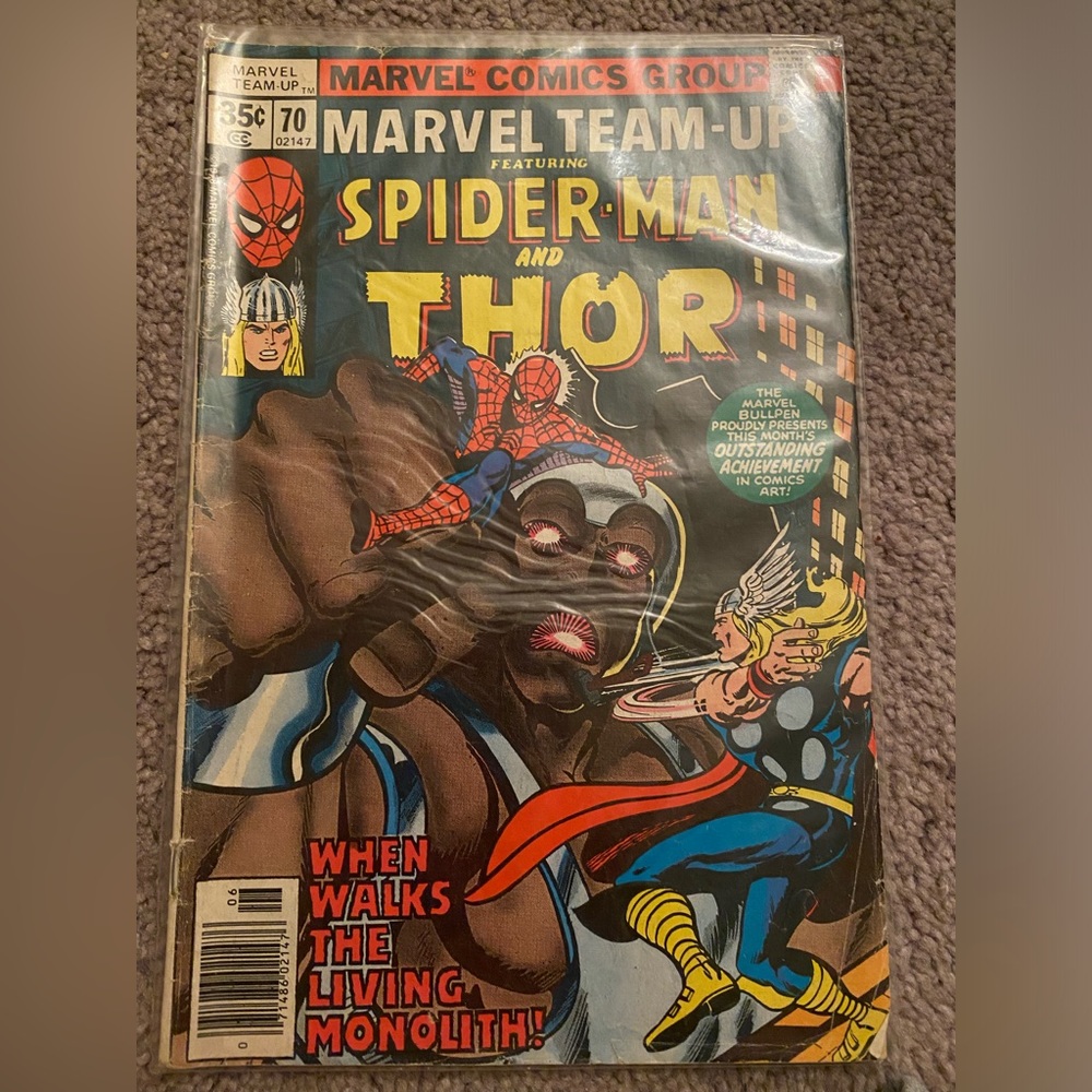Marvel Team Up, Featuring Spider-man and Thor Comic